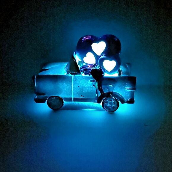 Happy Valentine's Day Light Up Convertible Car Decor Roses Hearts Multicolor - Picture 13 of 15